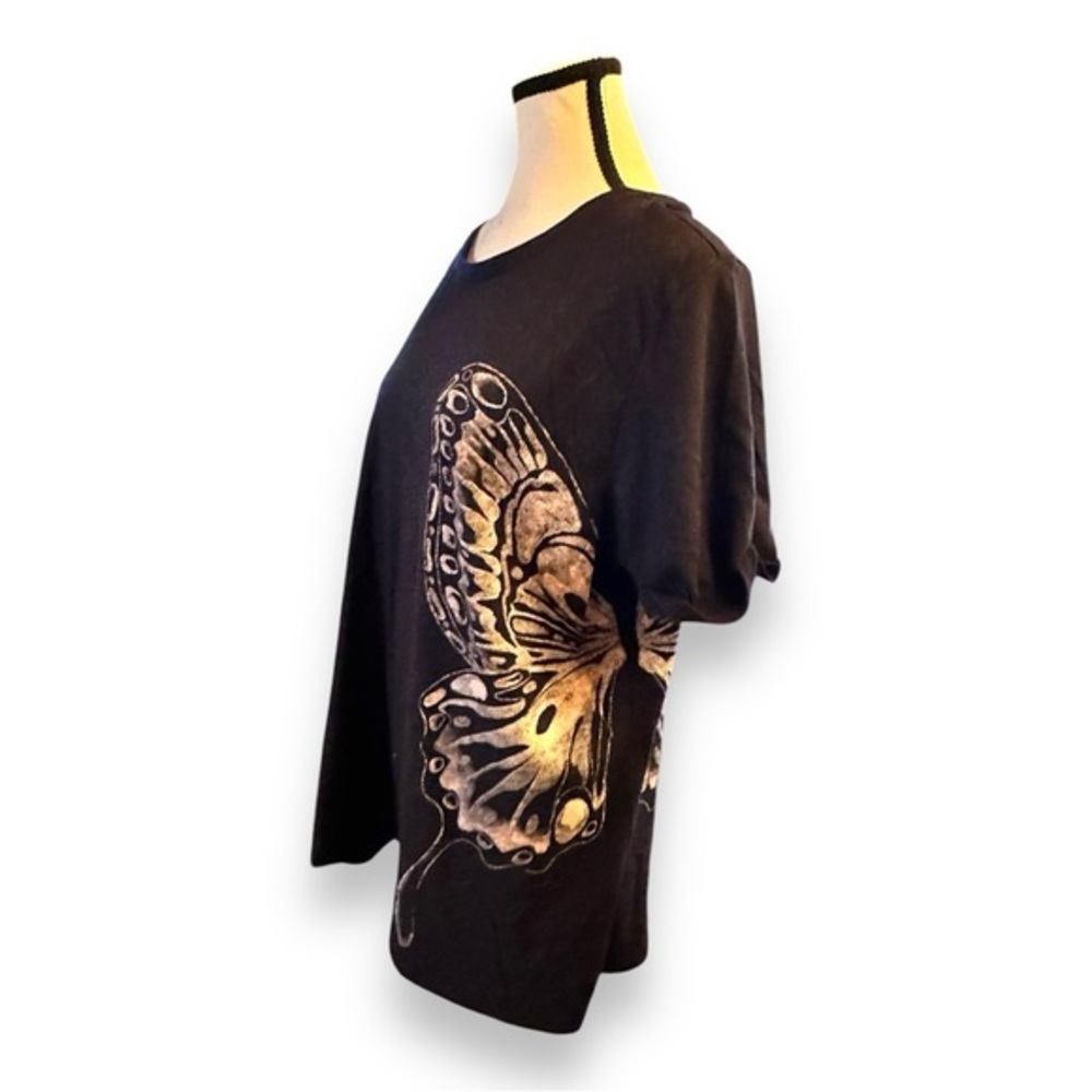 Women’s torrid 1 Black Hip Butterfly Relaxed Fit Heritage Jersey 14 16 1X 1XL
